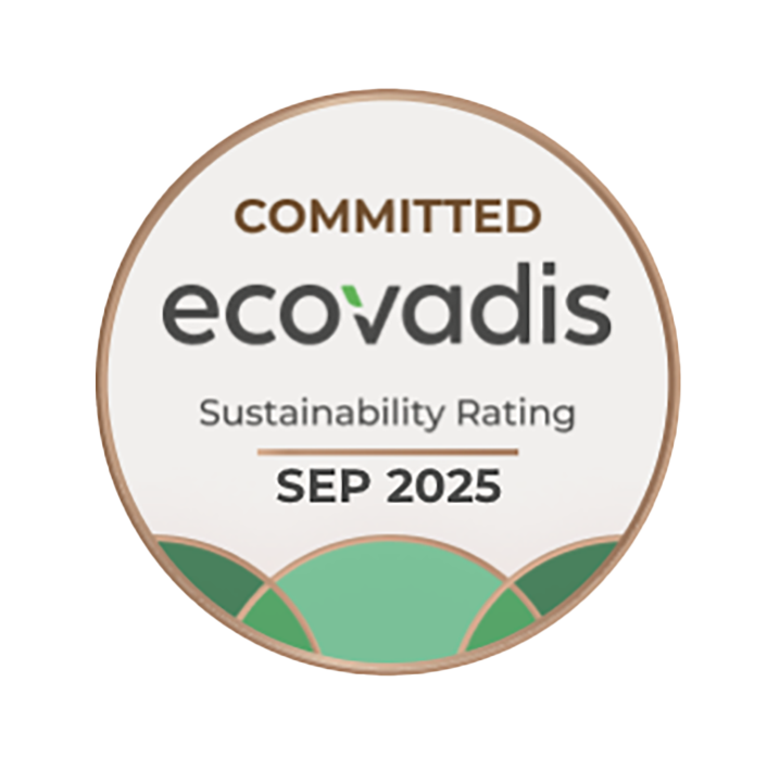 Optimum Energy EcoVadis Committed Sustainability Rating Badge earned in September 2025, recognizing leadership in sustainable operations and ethical business practices.